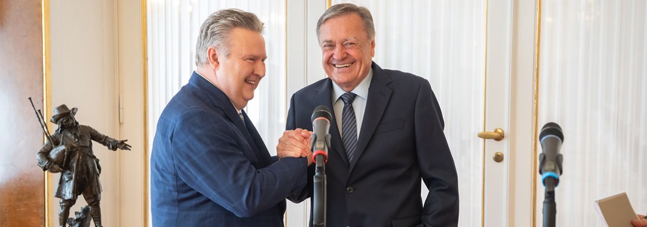 Bürgermeister Michael Ludwig und Bürgermeister Zoran Janković
