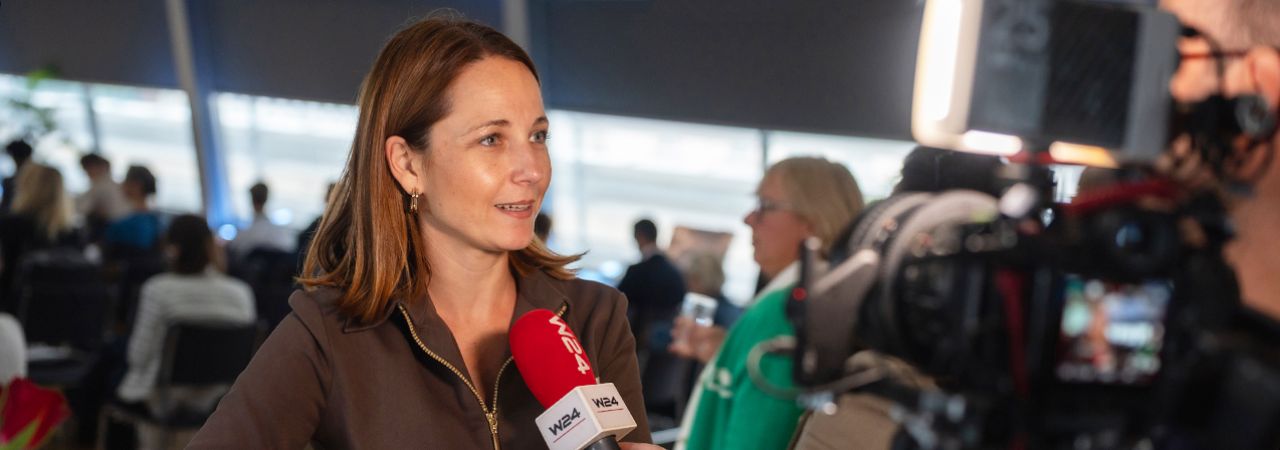 Ministrica Darja Softić-Kadenić tokom intervjua sa W24